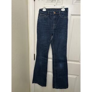 Marc by Marc Jacobs women’s dark wash flare jeans size 2 inseam 32”